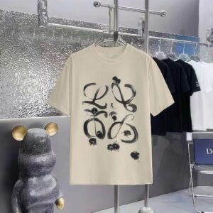 LOEWE x My Neighbor Totoro Co-branded Casual Style Apricot Beige Short-sleeve T-shirt