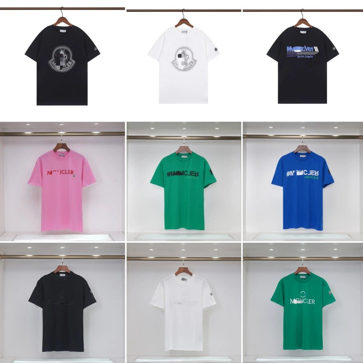 Moncler Co-branded Trendy Style Multi-color Short-sleeve T-shirt