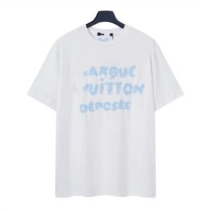 Louis Vuitton Pixel Collection Trendy Style White T-Shirt