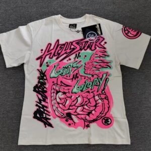 Hellstar Graffiti Street Style Off-white T-shirt