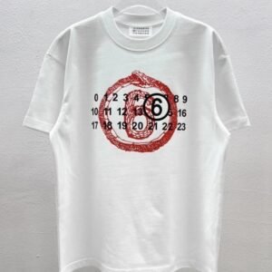 Maison Margiela MM6 Street Style White T-Shirt