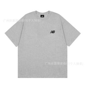 New Balance Classic Casual Style Grey T-Shirt