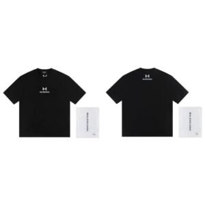 Balenciaga Co-branded Street Style Black T-shirt