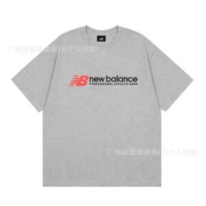 New Balance Sports Casual Style Grey Short-sleeve T-shirt