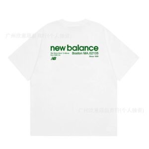 New Balance Vintage Casual Printed White T-Shirt