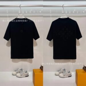Louis Vuitton Monogram Trendy & Cool Black Short-sleeve T-shirt