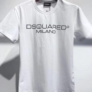 DSQUARED2 Letter Print Streetwear Brand White T-Shirt