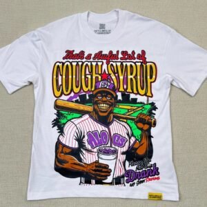 ALOCS American Vintage Baseball White Short-sleeve T-shirt