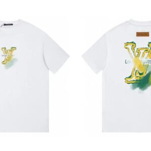 Louis Vuitton LV Printed Casual Style White T-Shirt
