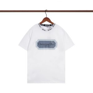 Dior Couture Minimalist Style White Short-sleeve T-shirt