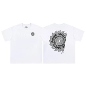 Palace Saw Blade Printed Street-style White T-Shirt