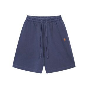 Carhartt Classic Embroidered Workwear Style Navy Blue Shorts