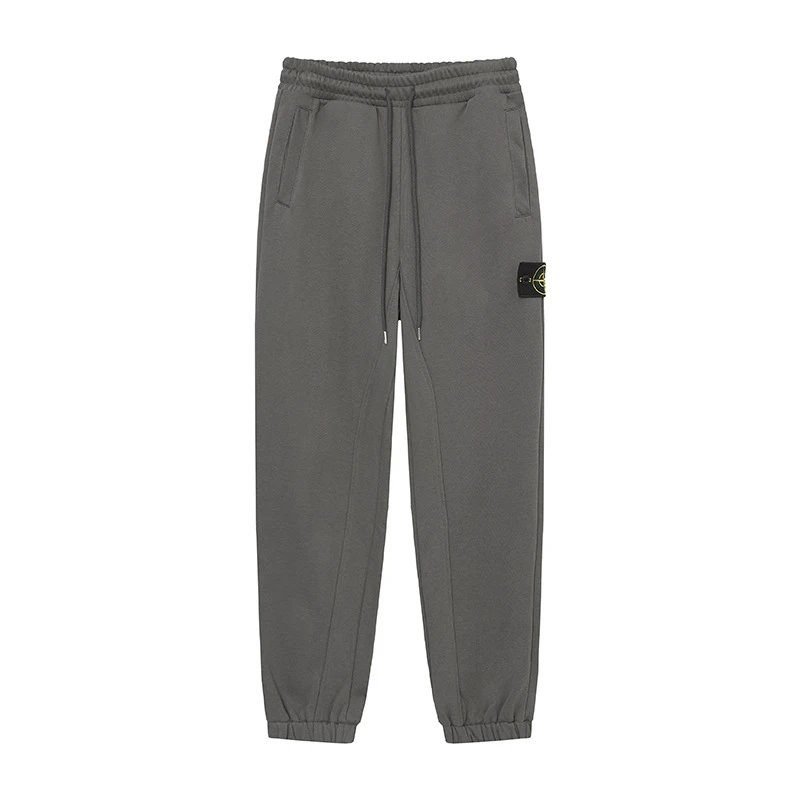 StoneIsland Compass Badge Street Style Grey Sweatpants