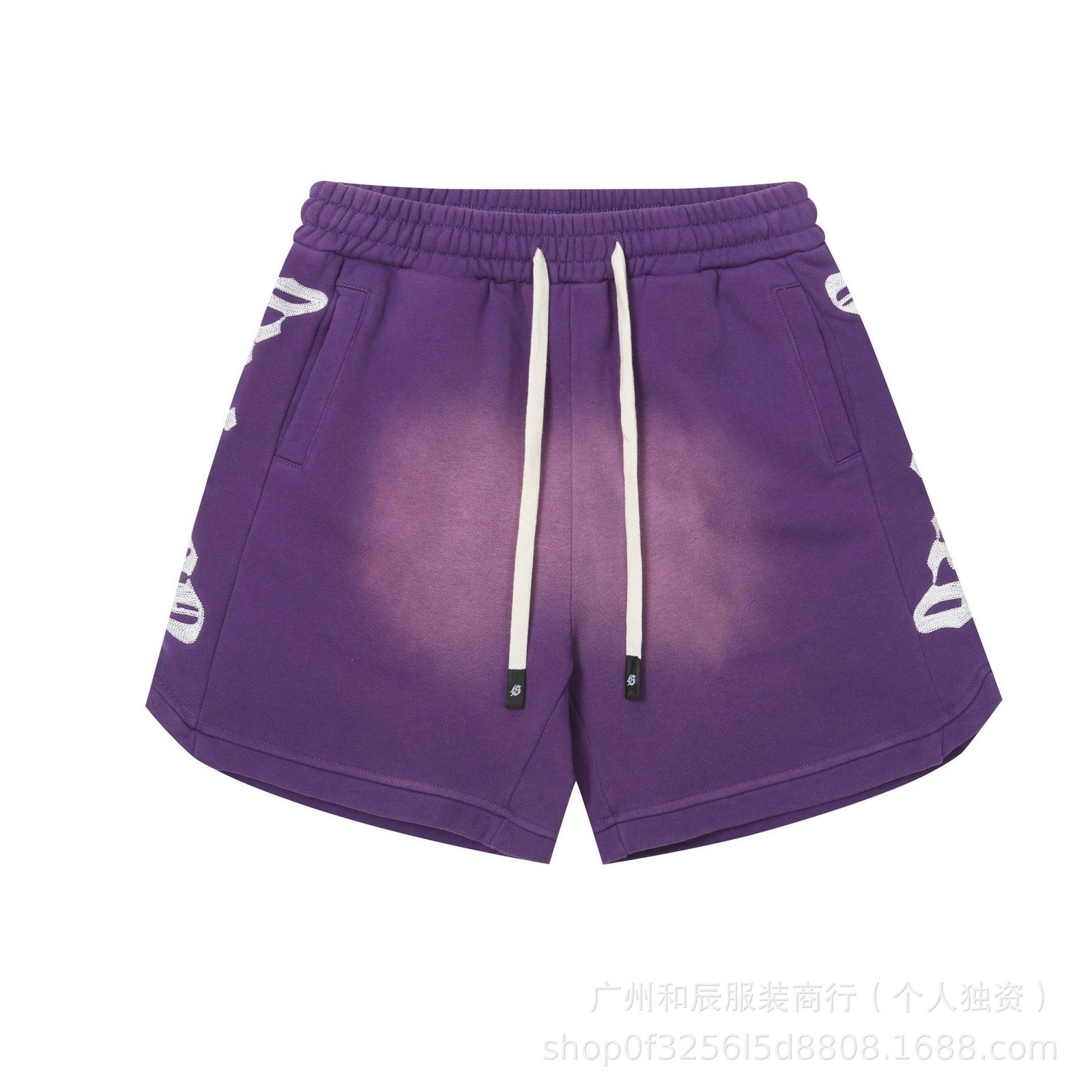 Godspeed Vintage Street Purple Casual Shorts