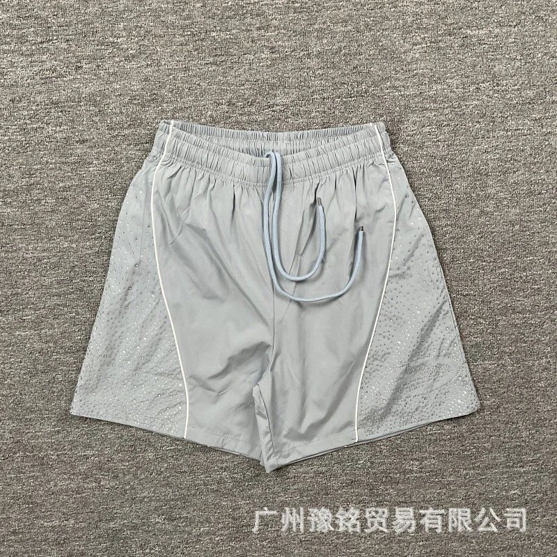 Corteiz Breathable Street Style Grey Sports Shorts