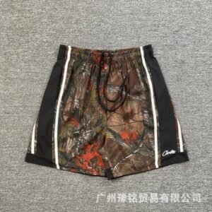 Corteiz Street Style Maple Camouflage Casual Shorts