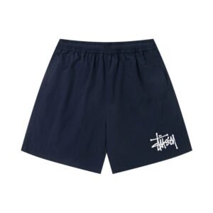 Stussy Classic Street Style Navy Blue Casual Shorts