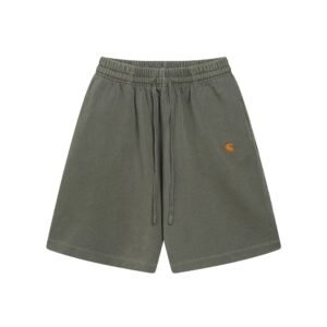 Carhartt Embroidered Workwear Style Army Green Casual Shorts
