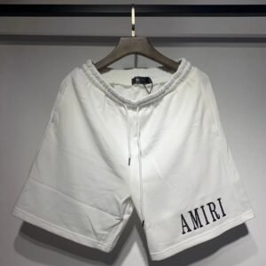 AMIRI Embroidered Street Style White Casual Shorts