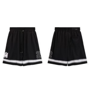 AMIRI American Basketball Style Black Athletic Shorts