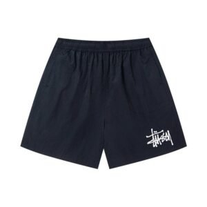 Stussy Classic Graffiti Street Style Black Shorts