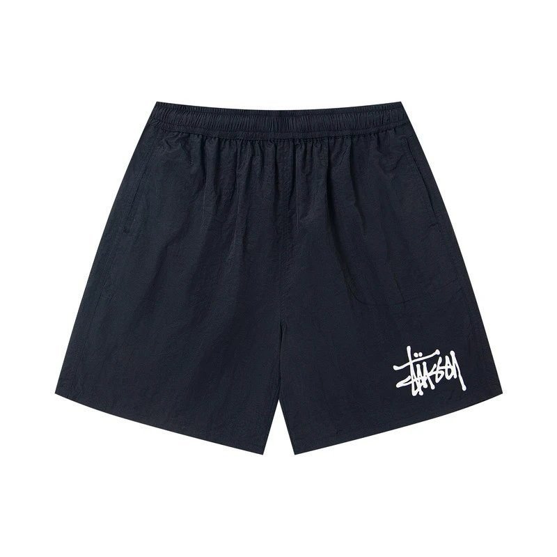 Stussy Classic Graffiti Street Style Black Shorts