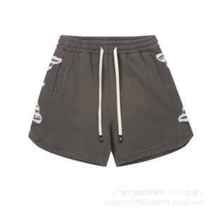 Godspeed Printed Street Style Charcoal Gray Casual Shorts