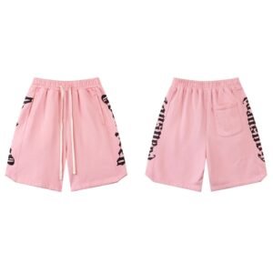 Godspeed Gothic Print Street Style Pink Shorts