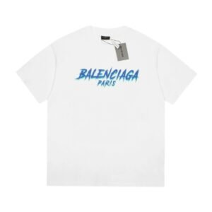 Balenciaga Graffiti Street Style White T-Shirt