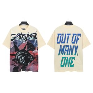 Godspeed Statue of Liberty Street Style Beige T-shirt