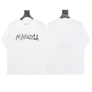 Maison Margiela Graffiti Street Style White T-shirt