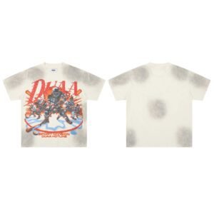 DUAA Ice Hockey Collection Vintage Style Off-white T-shirt
