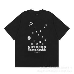 Maison Margiela Digital Print High Street Black T-Shirt