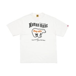 HUMAN MADE Polar Bear Print Vintage White T-Shirt