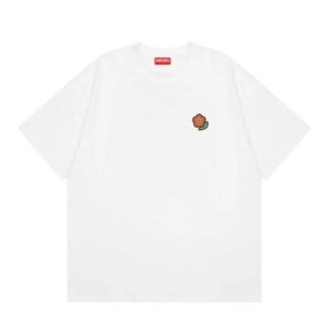 KENZO Crabapple Blossom Casual Style White Short Sleeve T-shirt
