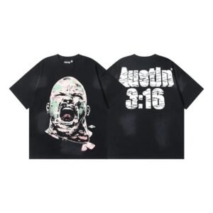 Hellstar 3:16 Portrait American Style Black T-shirt