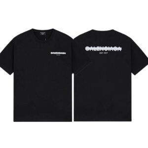 Balenciaga LOGO Printed Street Style Black T-shirt