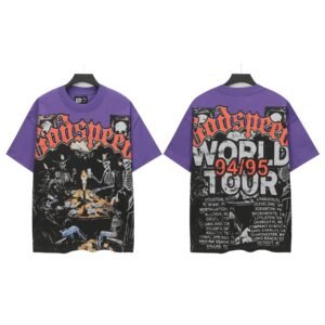 Godspeed Tour Retro Style Purple T-shirt