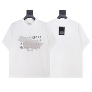 Maison Margiela Number Series High Street White Short-sleeve T-shirt