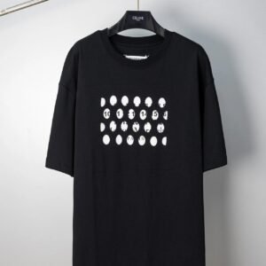 Maison Margiela Numeric Trendy Cool Style Black Short Sleeve T-Shirt
