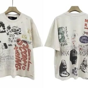 Paly Hollywood Graffiti Retro Off-white T-shirt