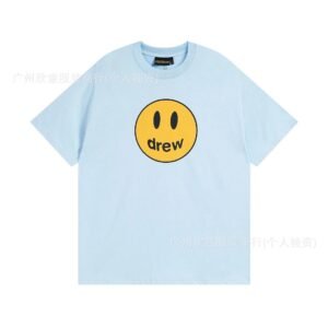 DrewHouse Smiley Street Style Light Blue T-shirt