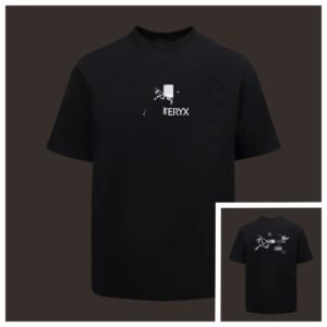 Arc'teryx Printed Street Style Black Short-sleeve T-shirt