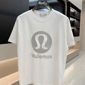 lululemon Classic Printed Sporty White T-Shirt