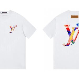 Louis Vuitton Sunflower Streetwear Style White T-shirt