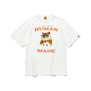 HUMAN MADE Owl Print Vintage White T-Shirt