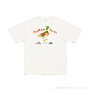 HUMAN MADE Green Duck Print Vintage Off-white T-shirt