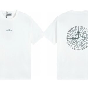 Stone Island Compass Series Street Style White T-Shirt