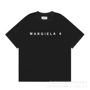 Maison Margiela MM6 Minimalist Style Black Short-sleeve T-shirt