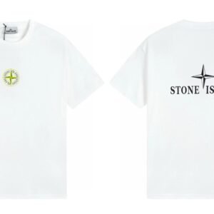 Stone Island Compass Series Street Style White T-Shirt
